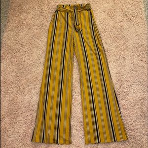 Flare stretchy pants